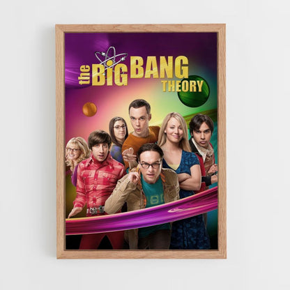 Poster The Big Bang Theory Couleur