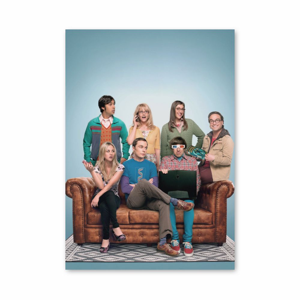 Poster The Big Bang Theory Canapé