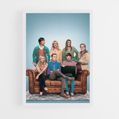 Poster The Big Bang Theory Canapé