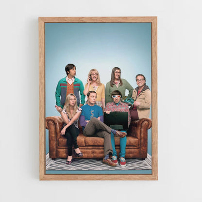 Poster The Big Bang Theory Canapé