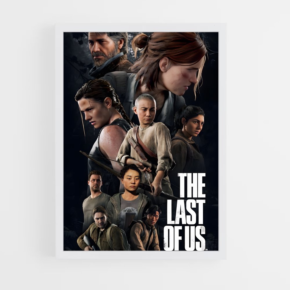 the-last-of-us-16 cadre Blanc