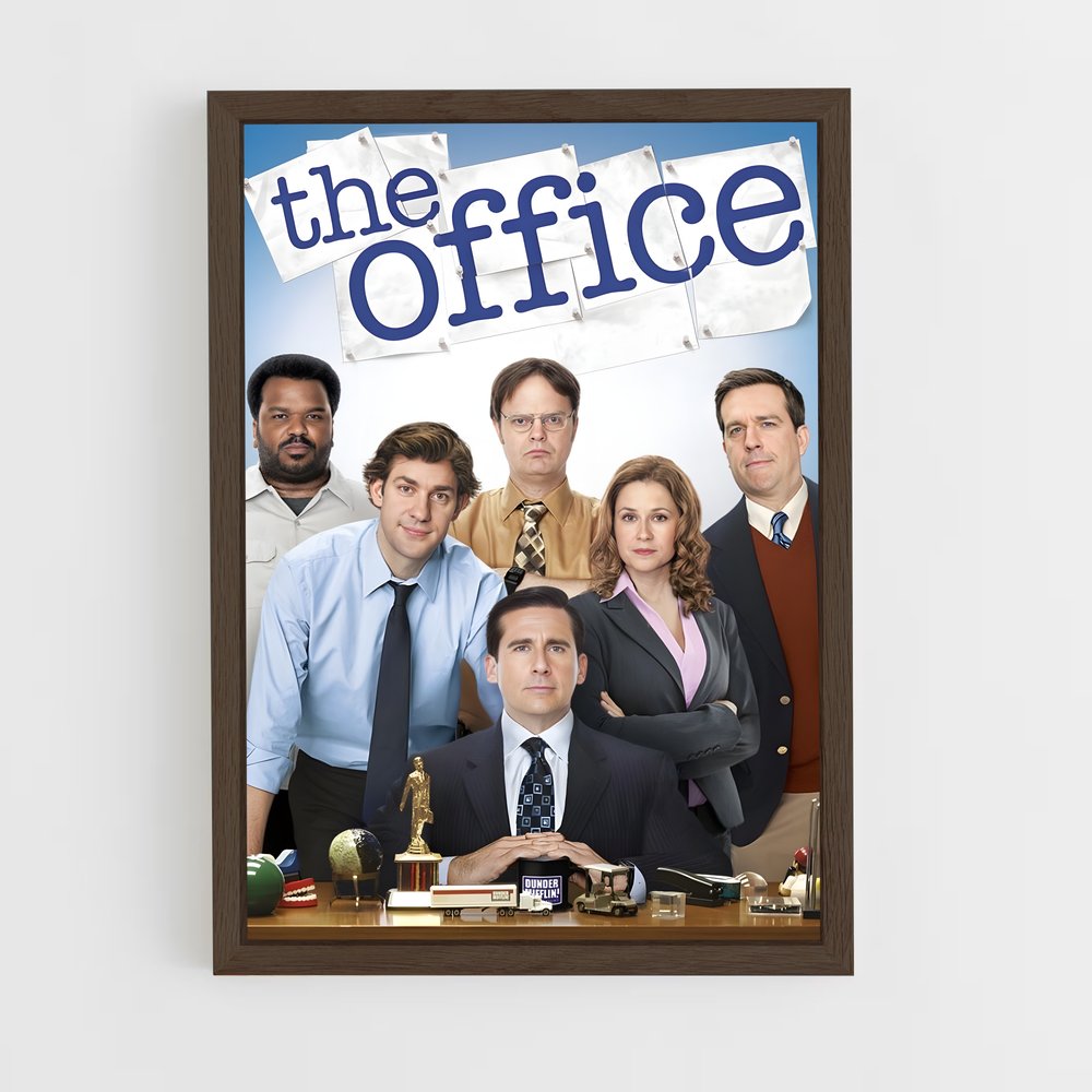 the-office-1 cadre Bois foncé