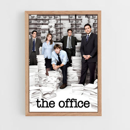 the-office-4 cadre Bois clair