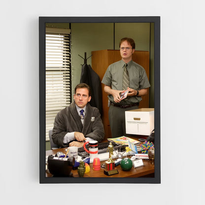 the-office-7 cadre Noir