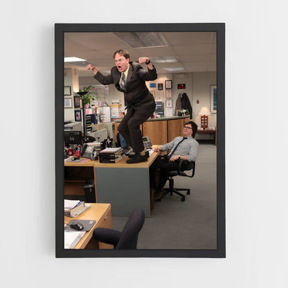 the-office-8 cadre Noir
