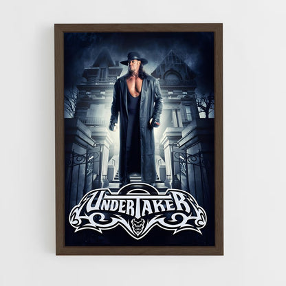 the-undertaker-6 cadre Bois foncé