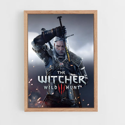 the-witcher-1 cadre Bois clair