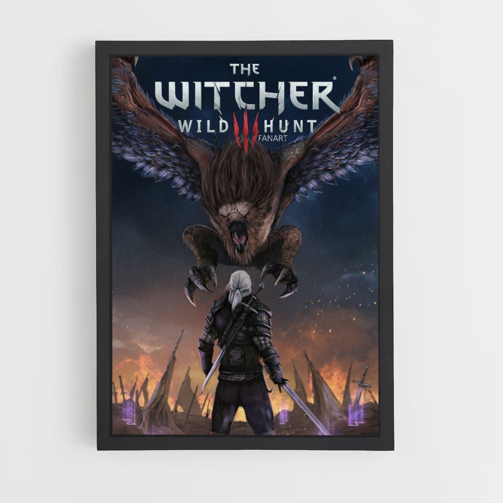 Poster The Witcher Monstre