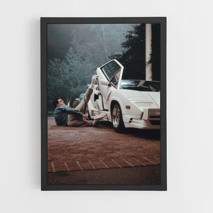 Poster Jordan Belfort Lamborghini