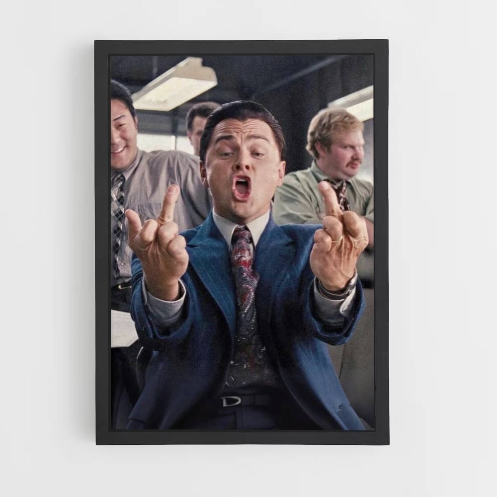 Poster Doigts Jordan Belfort