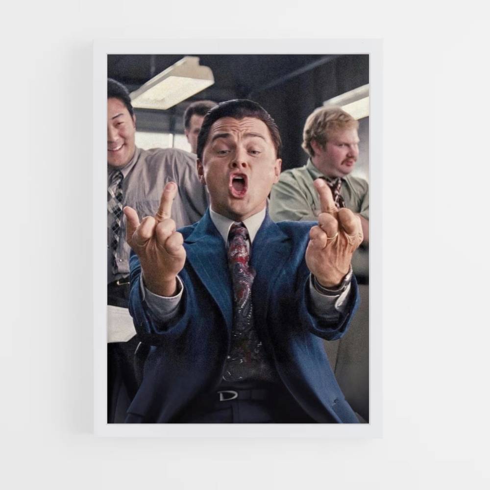 Poster Doigts Jordan Belfort