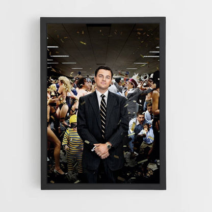 Poster Jordan Belfort Bureaux