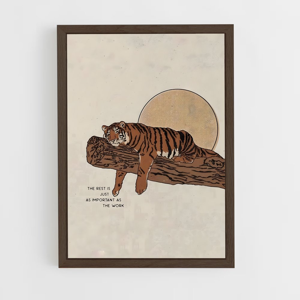 tiger-6 cadre Bois foncé