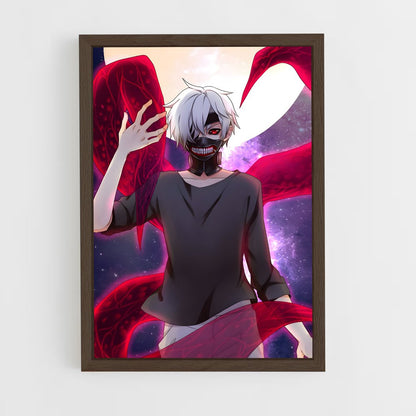 tokyo-ghoul-10 cadre Bois foncé