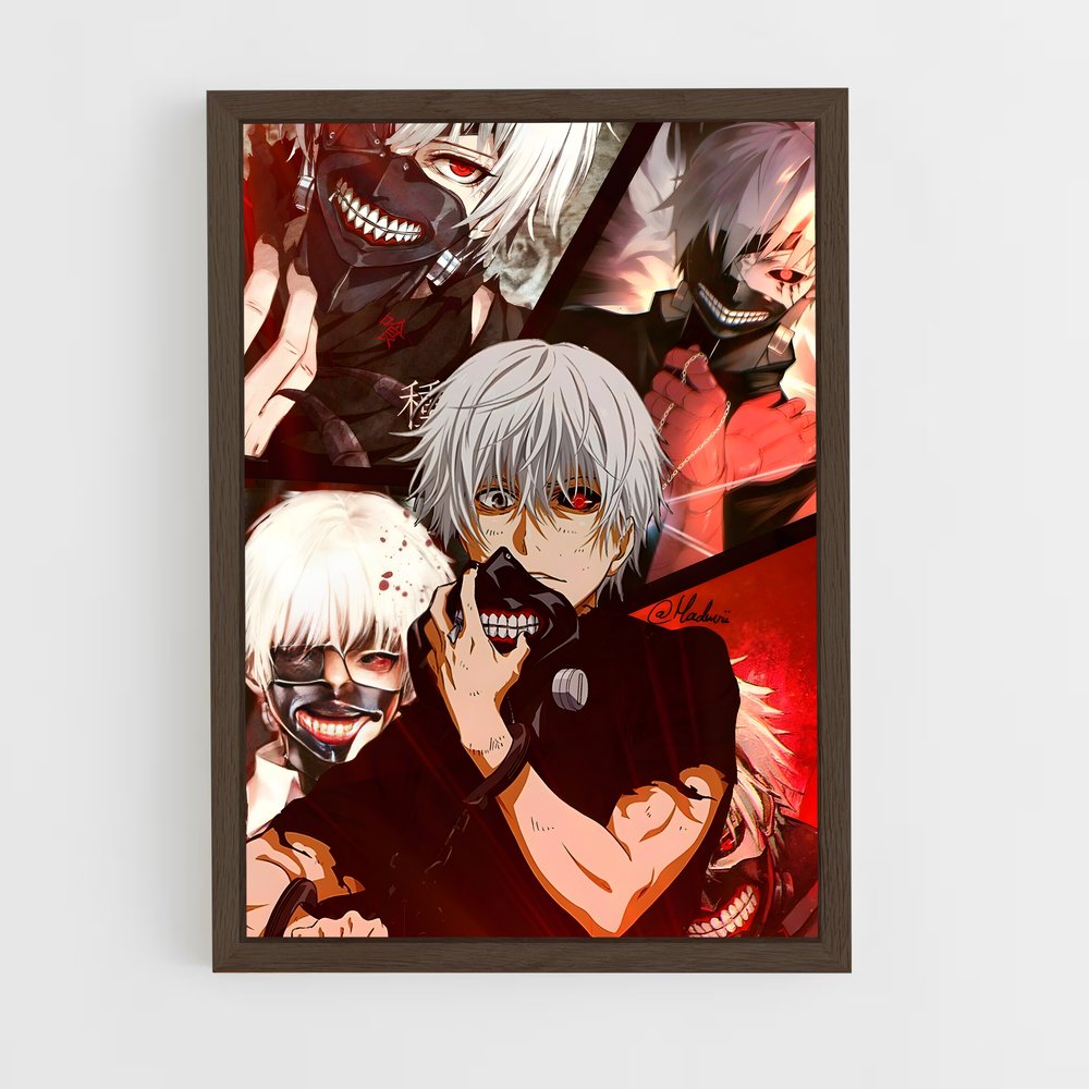 tokyo-ghoul-2 cadre Bois foncé