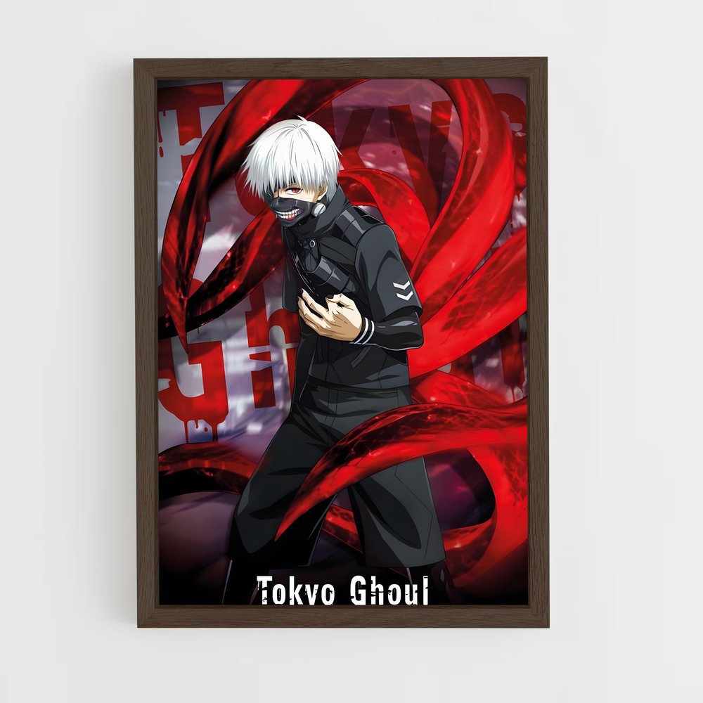 tokyo-ghoul-8 cadre Bois foncé