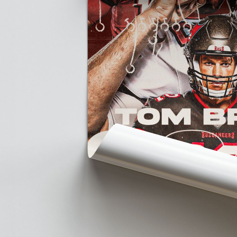 Poster Tom Brady Goat