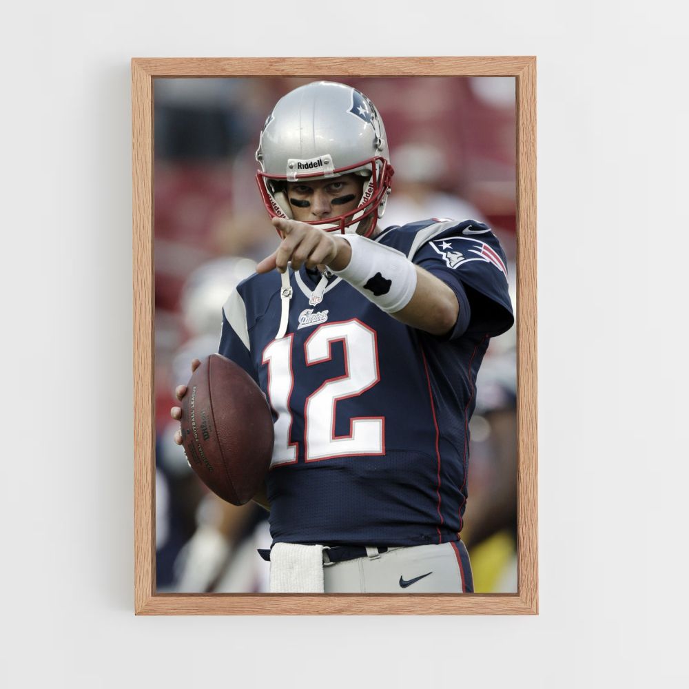 Poster Tom Brady Décision