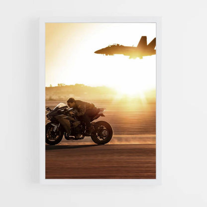 Poster Top Gun Moto Avion