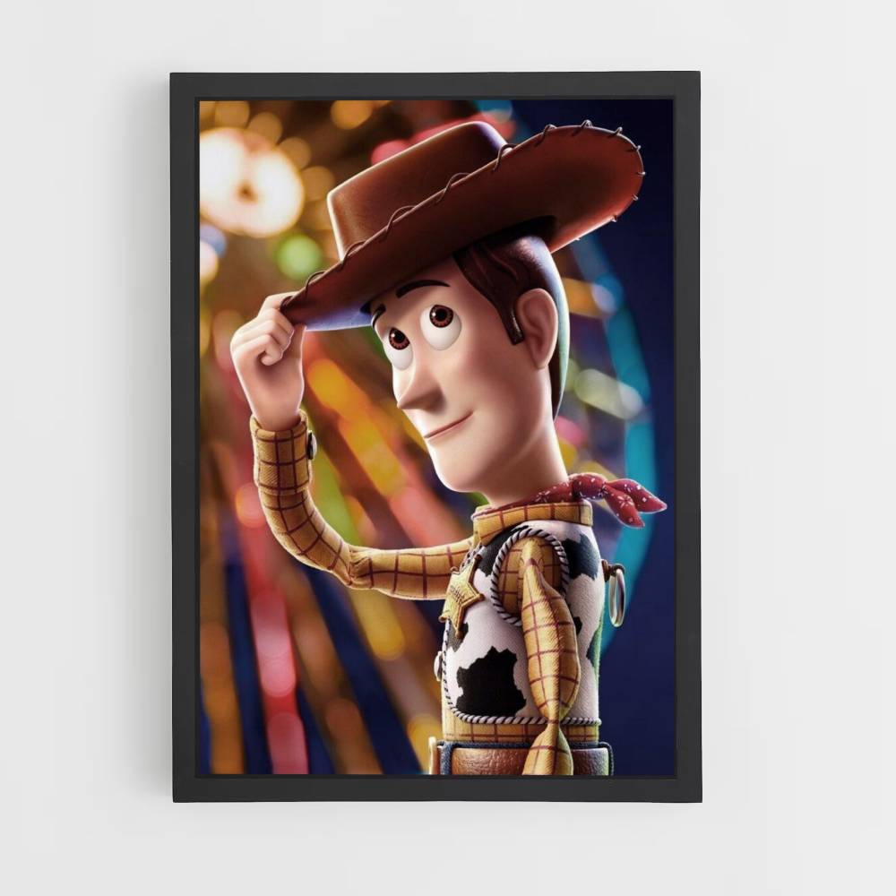 Poster Woody Chapeau