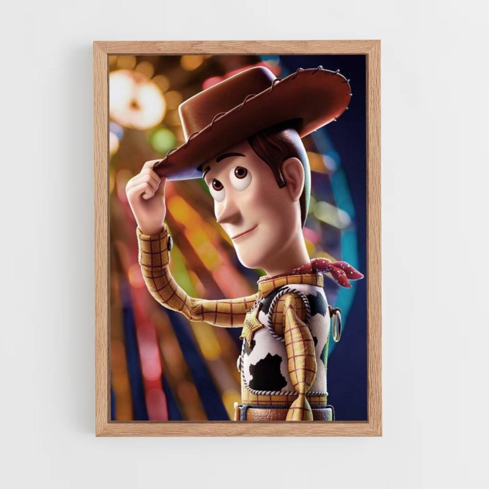 Poster Woody Chapeau