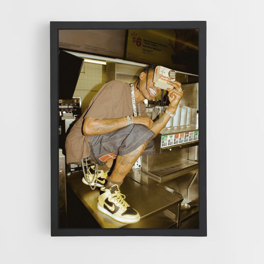 Poster Mcdo Travis Scott