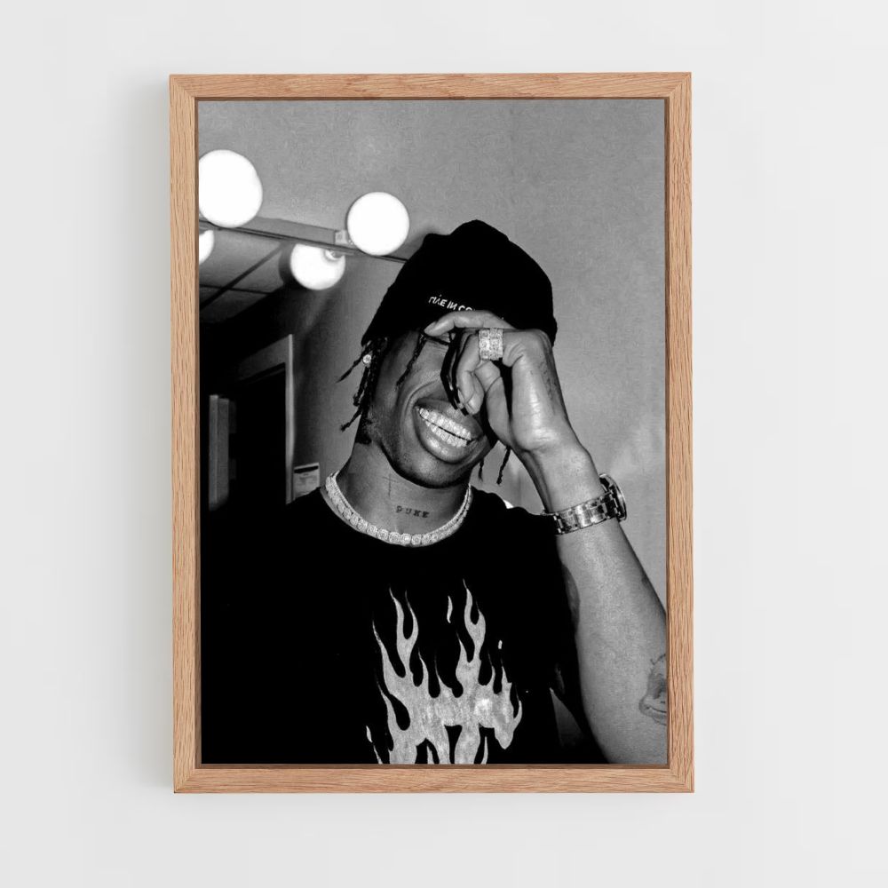 Poster Travis Scott Gris