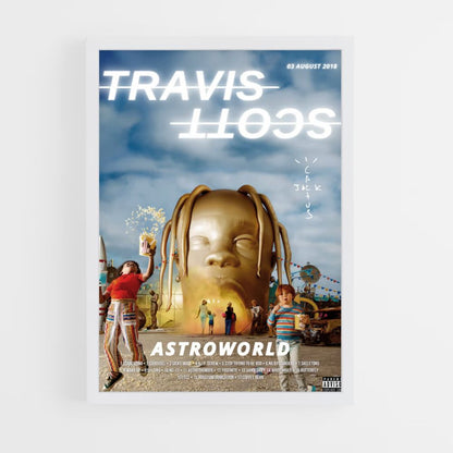 Poster Travis Scott Doré