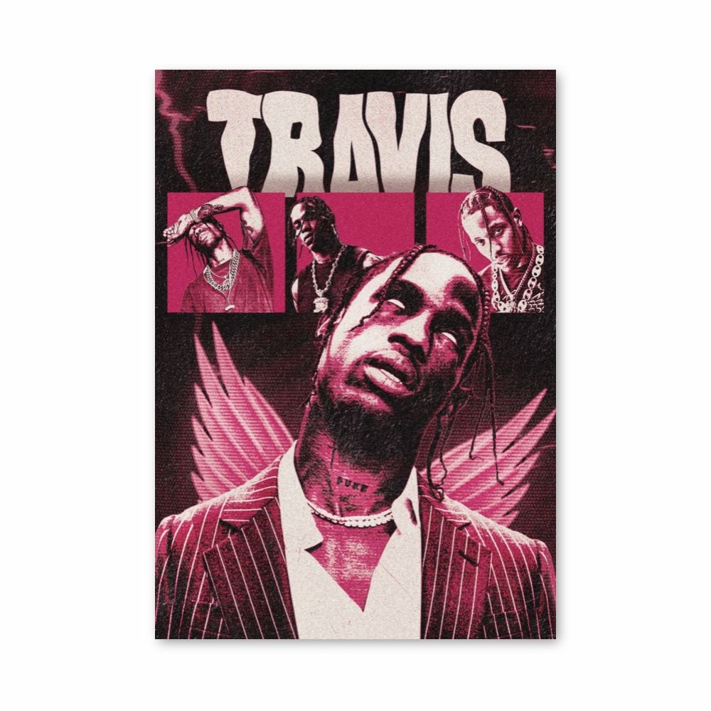 Poster Travis Rouge