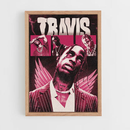 Poster Travis Rouge