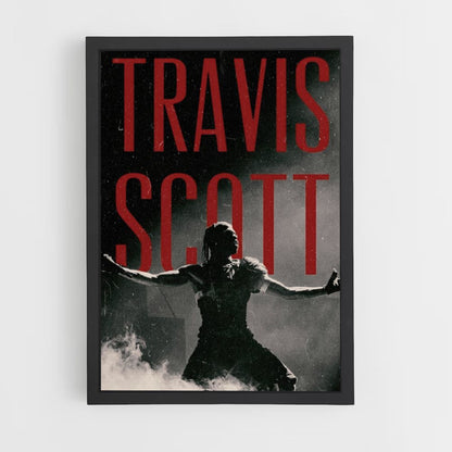 Poster Travis Scott Rouge