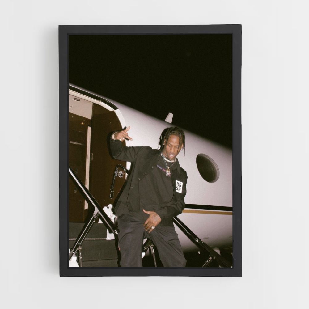 Poster Jet Privé Travis Scott