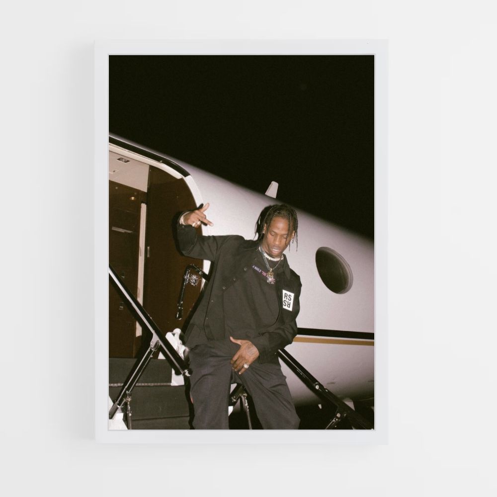 Poster Jet Privé Travis Scott