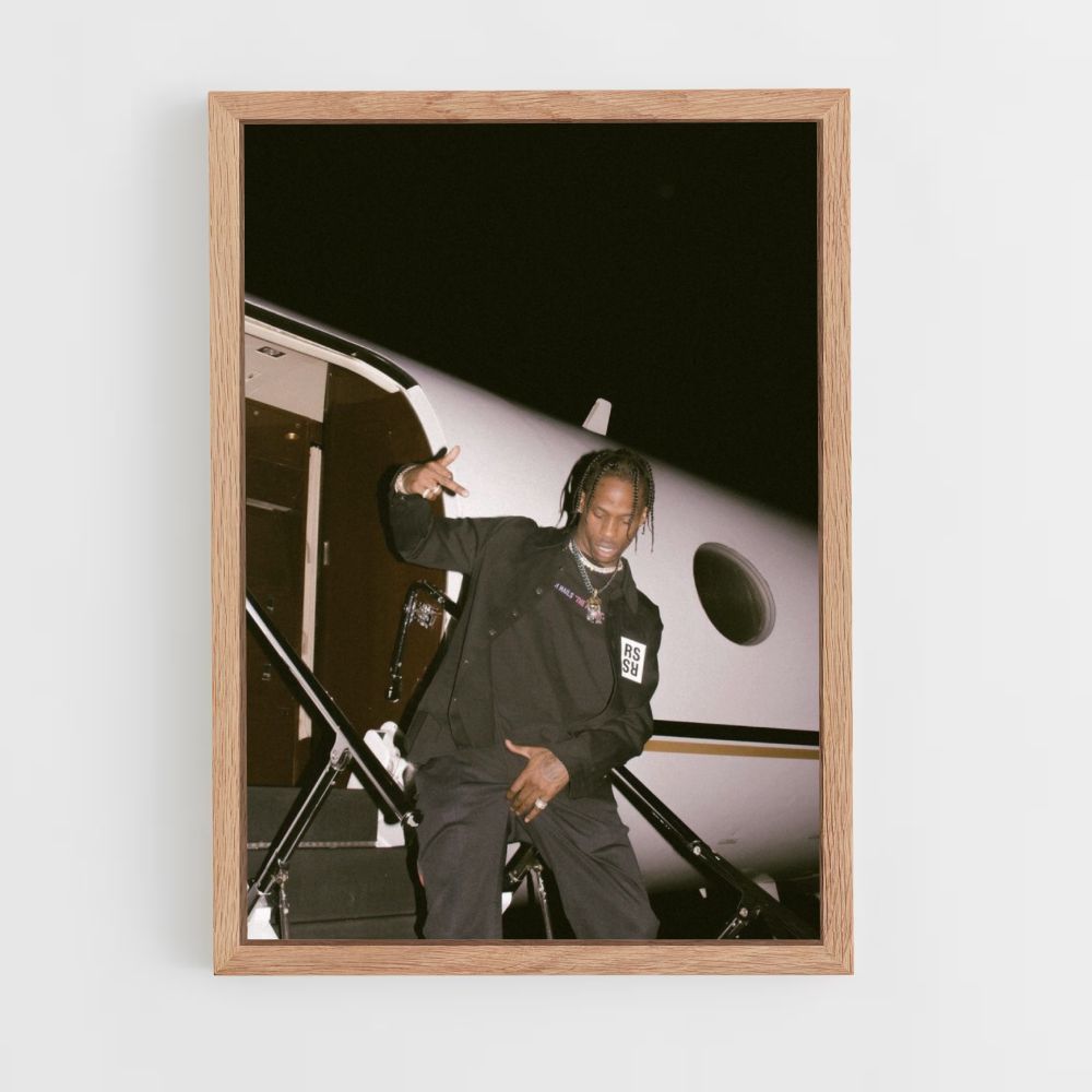 Poster Jet Privé Travis Scott