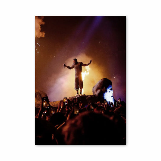 Poster Travis Scott Flamme