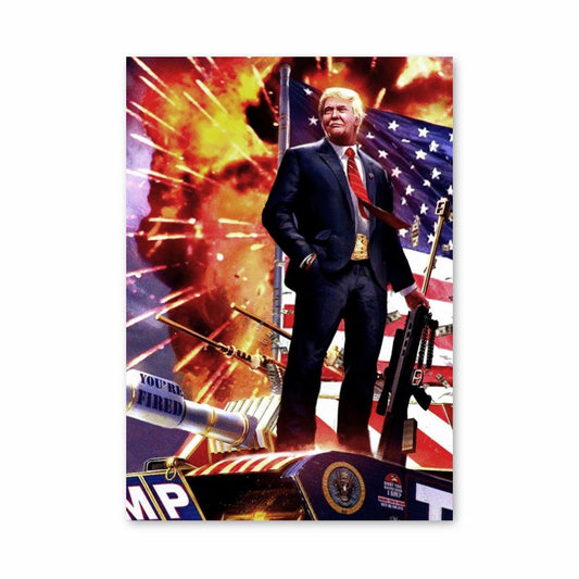 Poster Trump Amérique