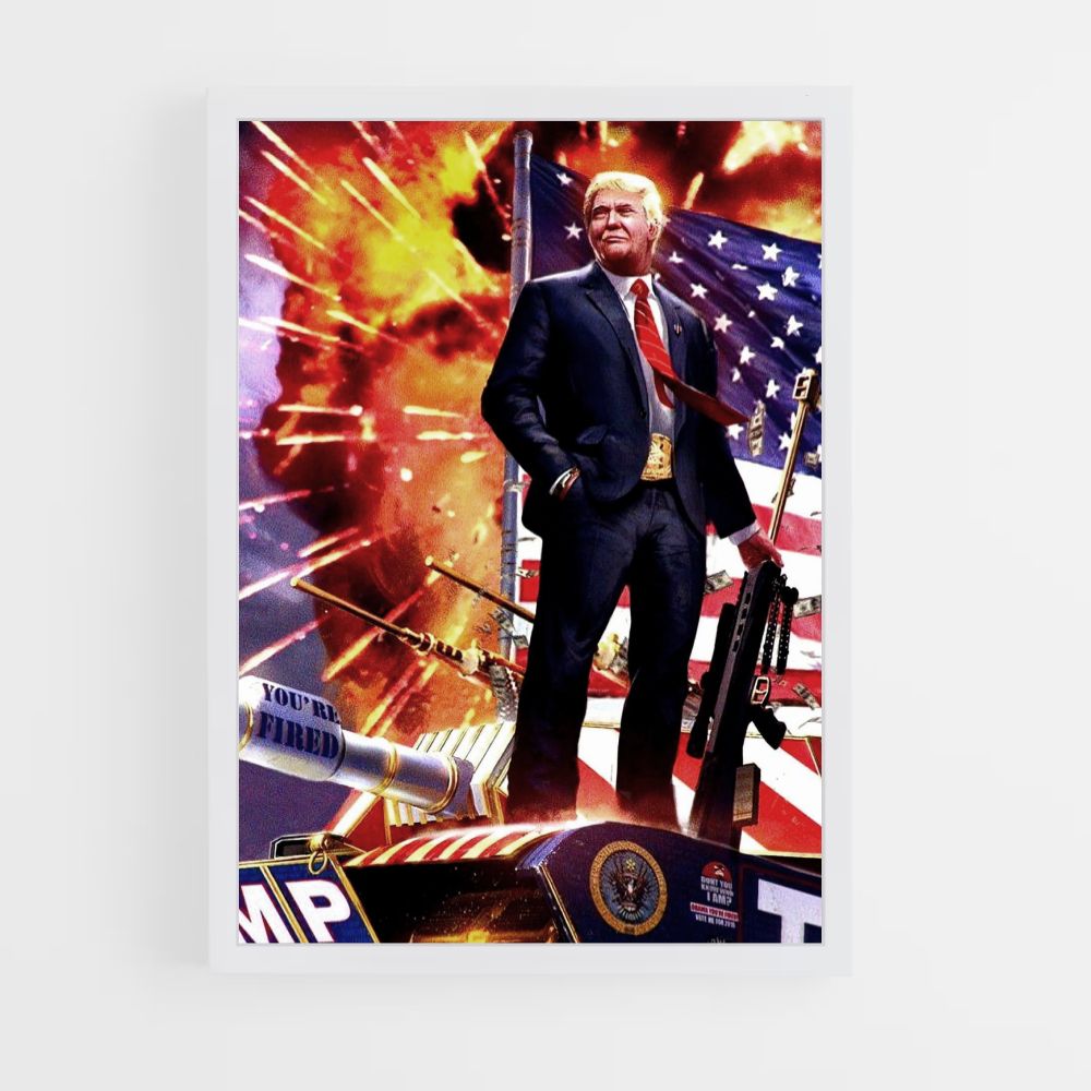 Poster Trump Amérique