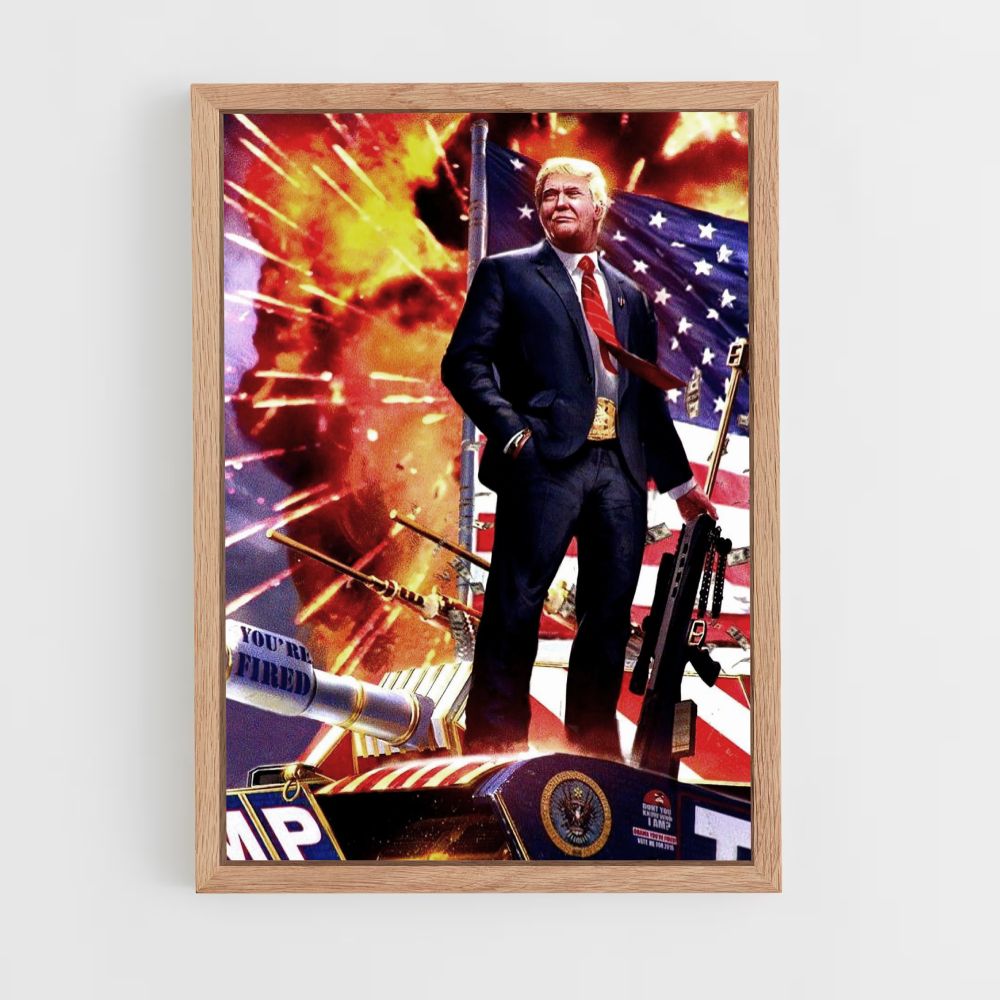 Poster Trump Amérique