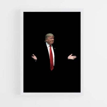 Poster Donald Trump Noir