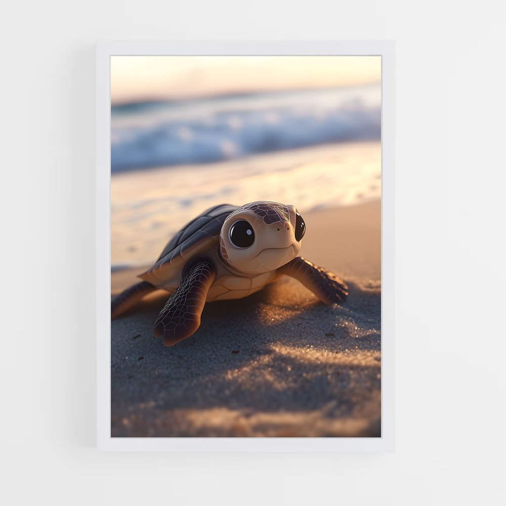 turtle-7 cadre Blanc