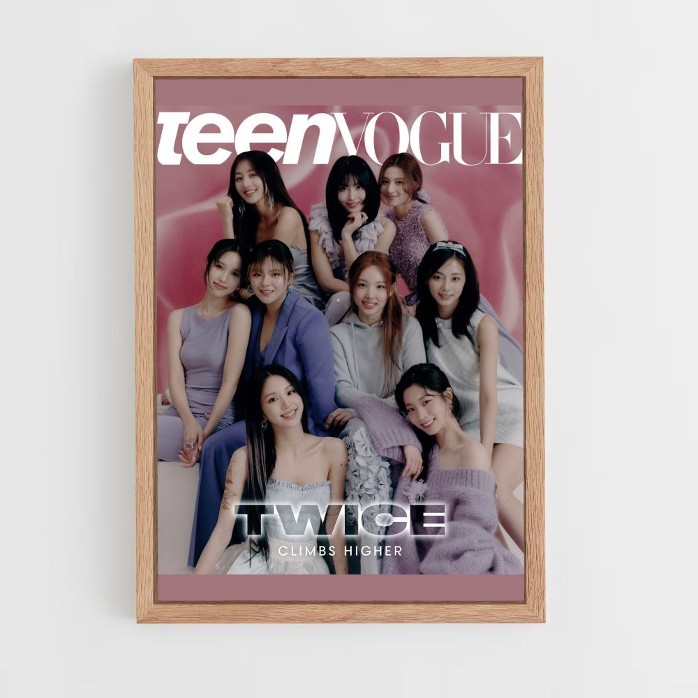 Poster Twice Teen Vogue