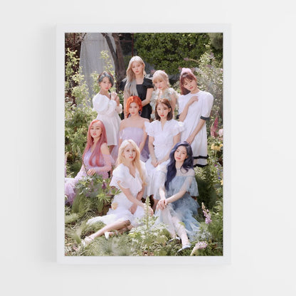 twice-4 cadre Blanc