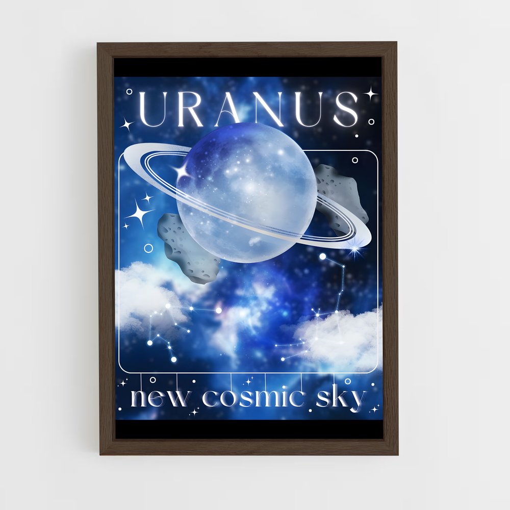 uranus-5 cadre Bois foncé