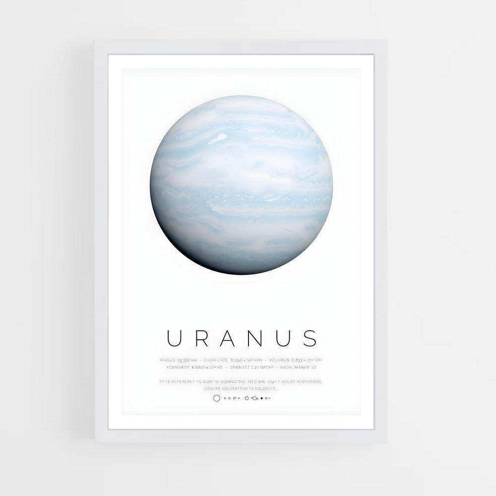 uranus-8 cadre Blanc