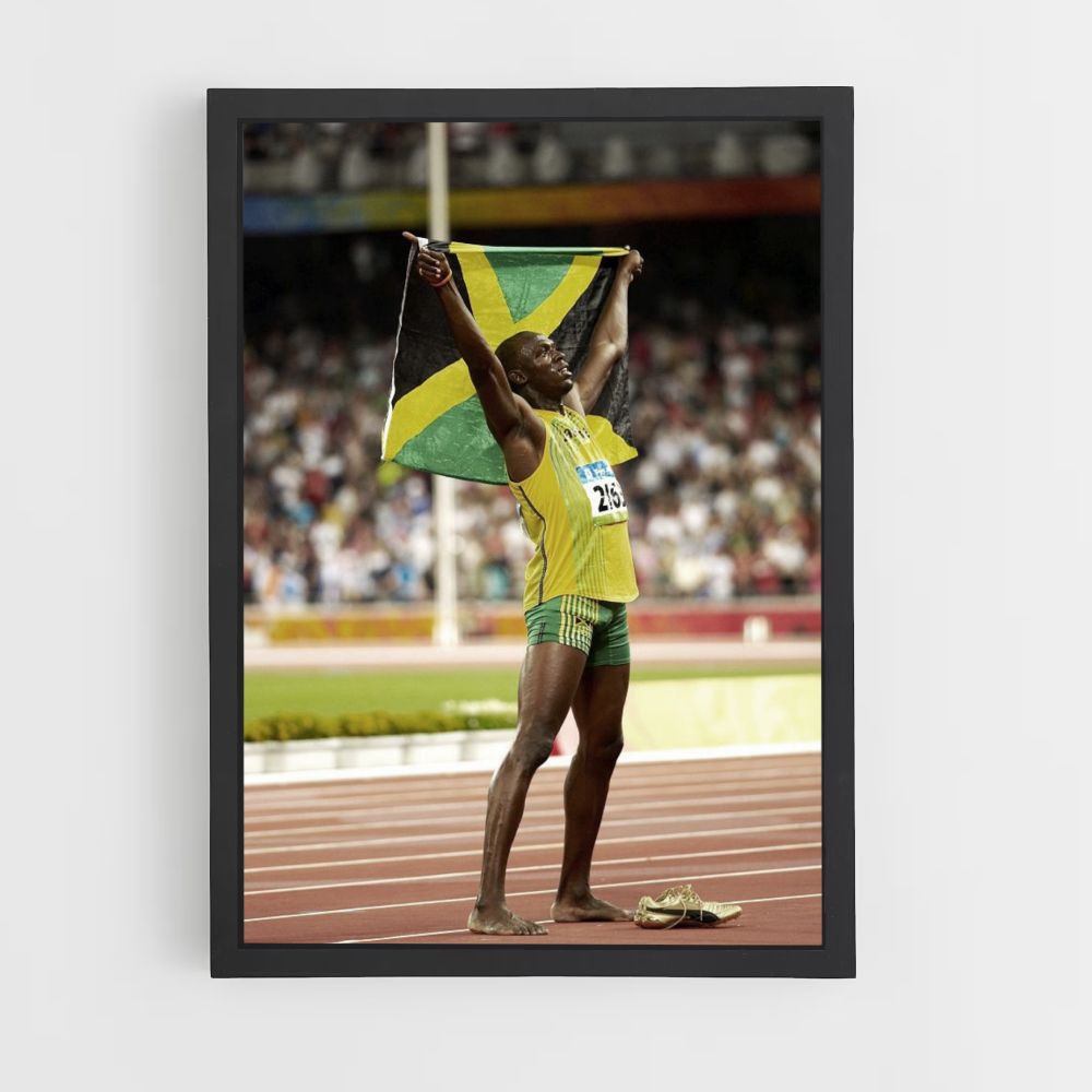 Poster Usain Bolt Jamaïque