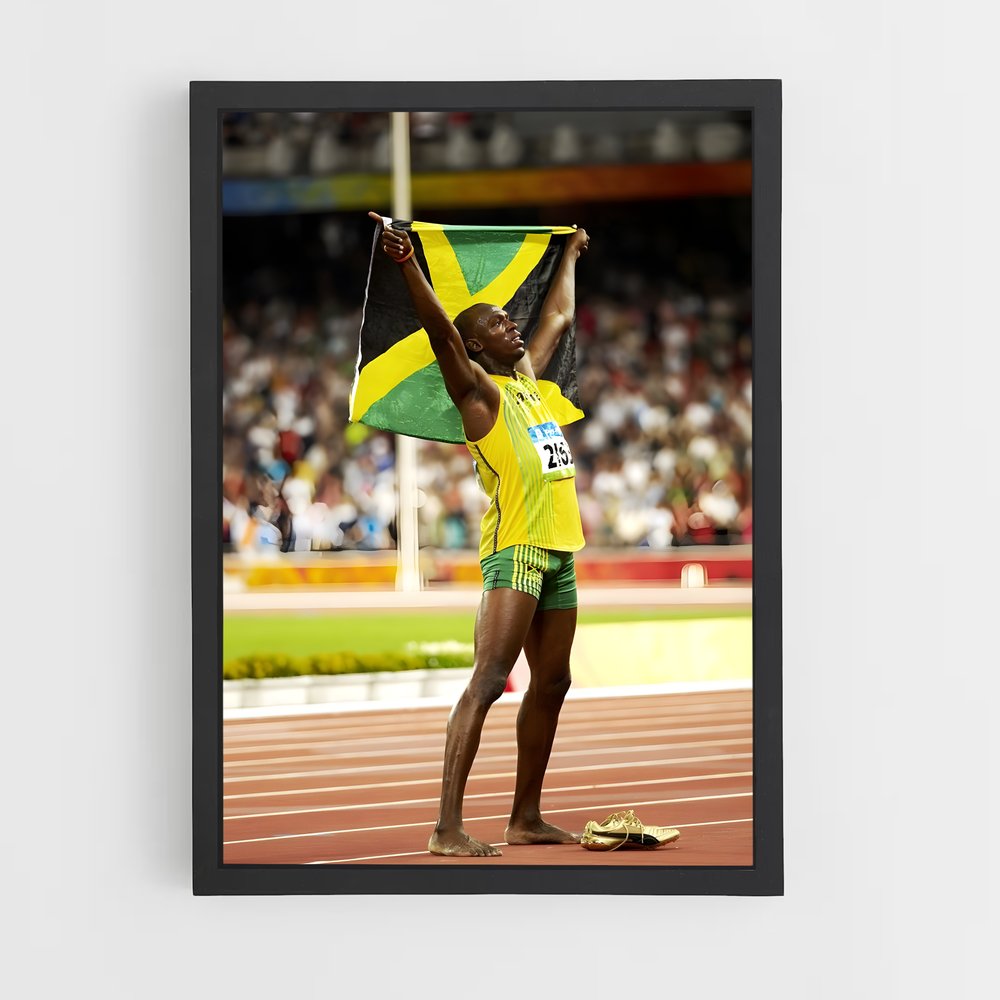 usain-bolt-1 cadre Noir
