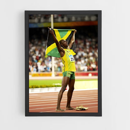 usain-bolt-1 cadre Noir