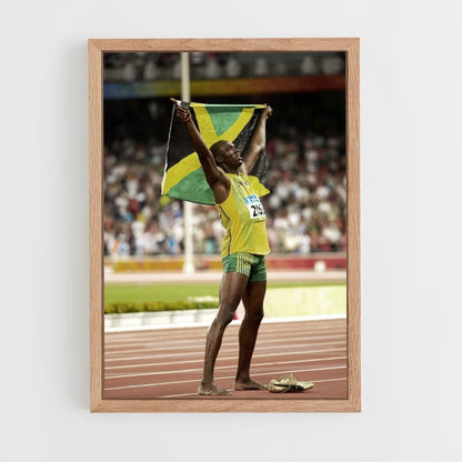 Poster Usain Bolt Jamaïque