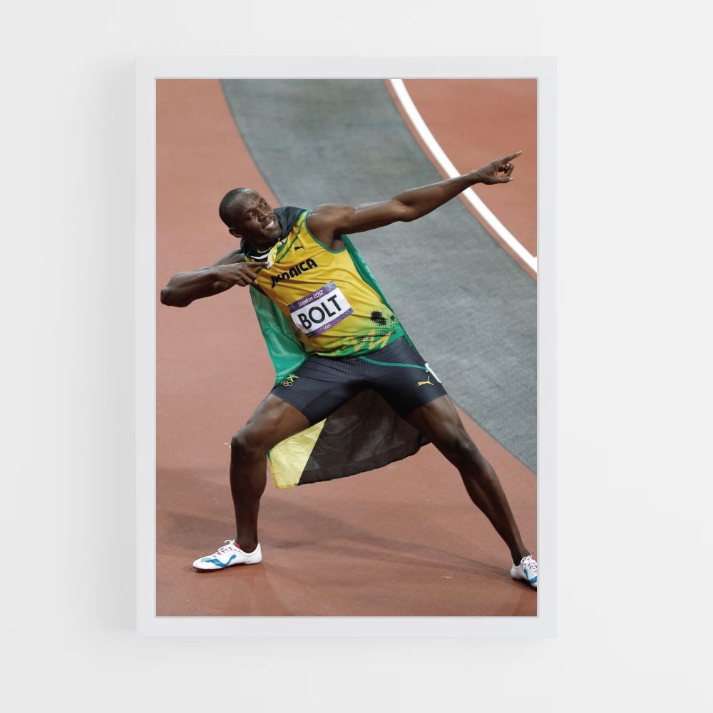 Poster Usain Bolt Célébration