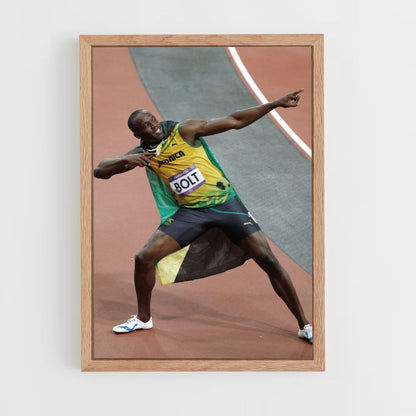 Poster Usain Bolt Célébration